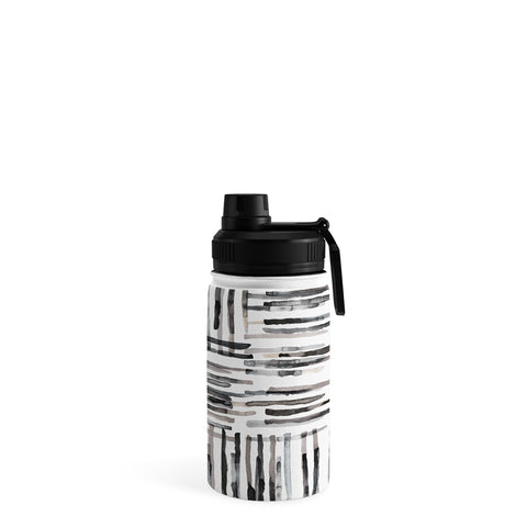 Ninola Design Hand Painted Mineral Stripes Water Bottle