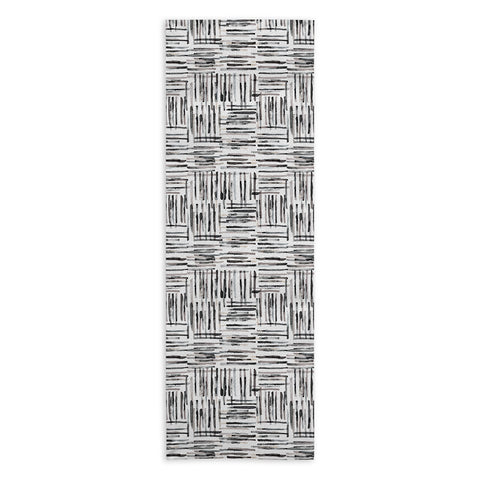 Ninola Design Hand Painted Mineral Stripes Yoga Towel