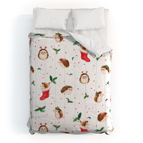 Ninola Design Hedgeog Yuletide Comforter