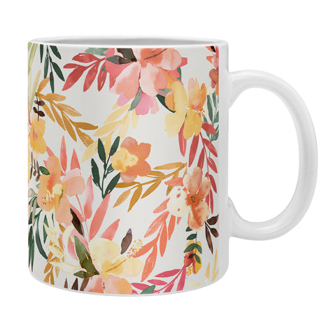Ninola Design Hibiscus Moroccan Orange Coffee Mug
