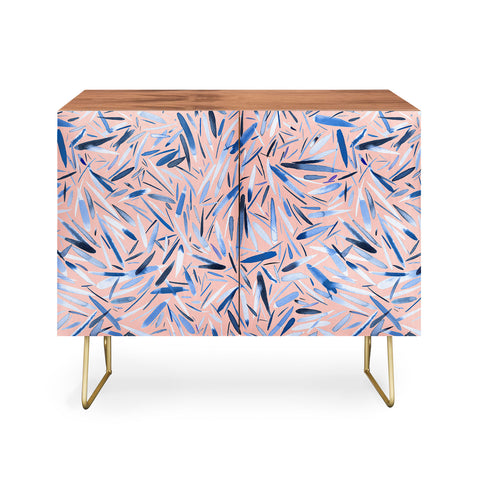 Ninola Design Holiday Rain Pink Credenza