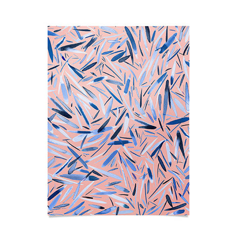 Ninola Design Holiday Rain Pink Poster