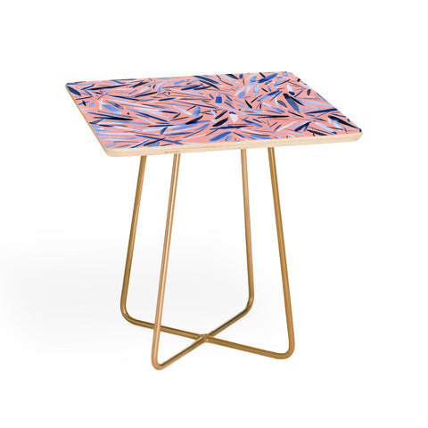 Ninola Design Holiday Rain Pink Side Table