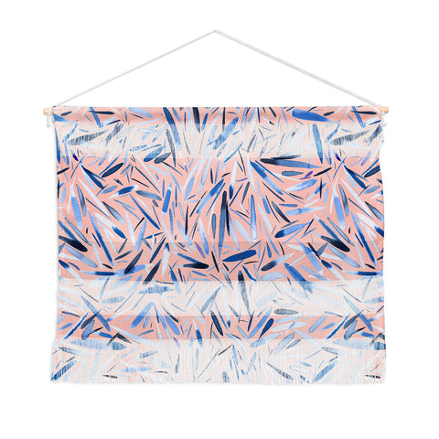 Ninola Design Holiday Rain Pink Wall Hanging Landscape