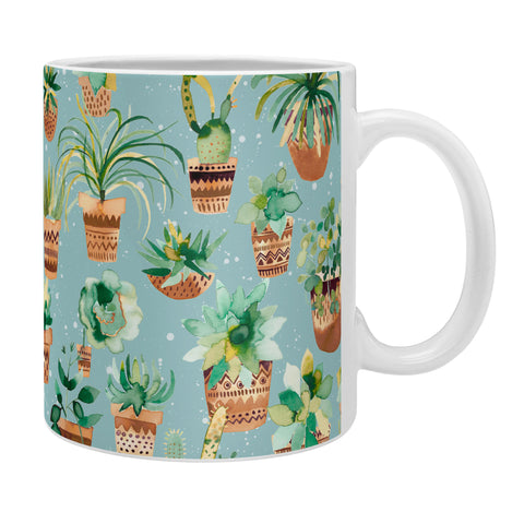 Ninola Design Home plants love Blue Coffee Mug