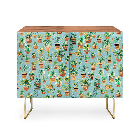 Ninola Design Home plants love Blue Credenza
