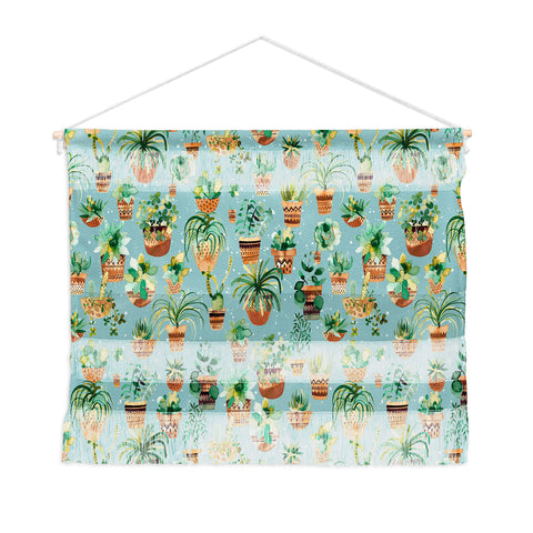 Ninola Design Home plants love Blue Wall Hanging Landscape