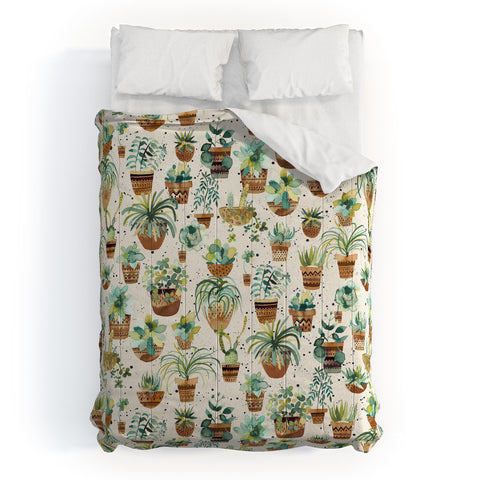 Ninola Design Home plants love Comforter