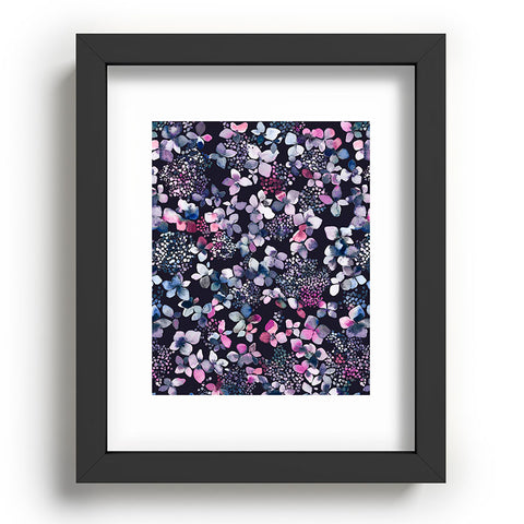 Ninola Design Hydrangea Dark Recessed Framing Rectangle