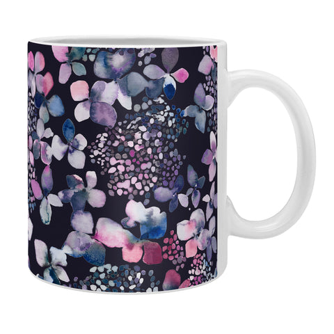Ninola Design Hydrangea Dark Coffee Mug