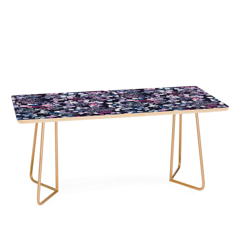 Ninola Design Hydrangea Dark Coffee Table
