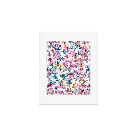 Ninola Design Hydrangea Flowers Art Print