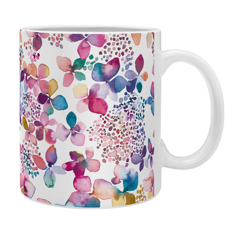 Ninola Design Hydrangea Flowers Coffee Mug