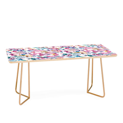 Ninola Design Hydrangea Flowers Coffee Table