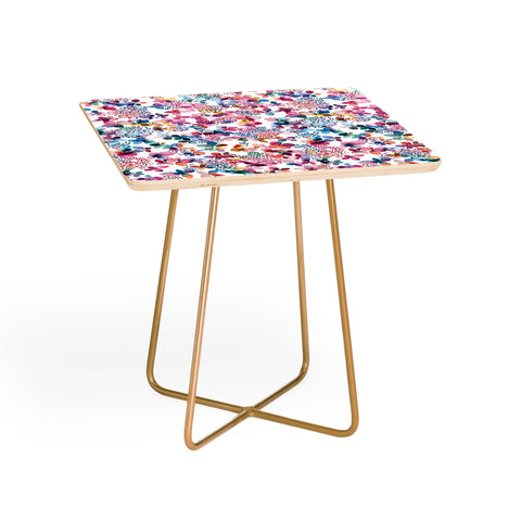 Ninola Design Hydrangea Flowers Side Table