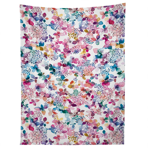 Ninola Design Hydrangea Flowers Tapestry