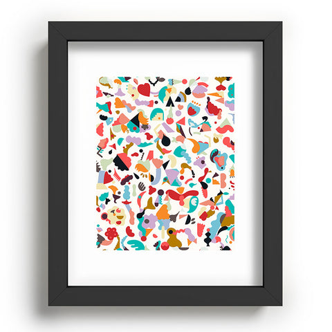 Ninola Design Imaginary Geo Animals Shapes Recessed Framing Rectangle