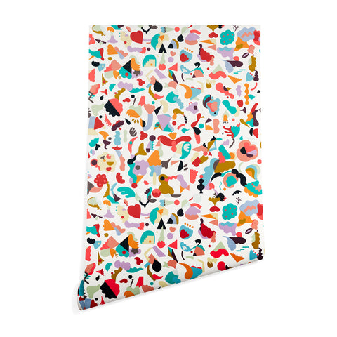 Ninola Design Imaginary Geo Animals Shapes Wallpaper