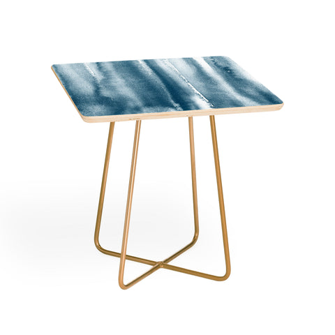 Ninola Design Indigo Watercolor Gradient Side Table
