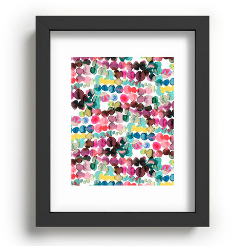 Ninola Design Ink bleeding dots Recessed Framing Rectangle