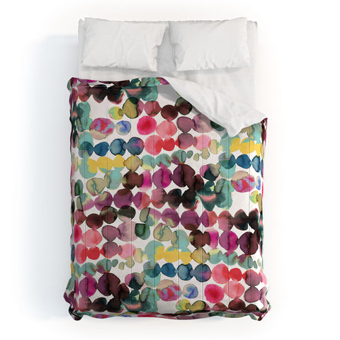 Ninola Design Ink bleeding dots Comforter