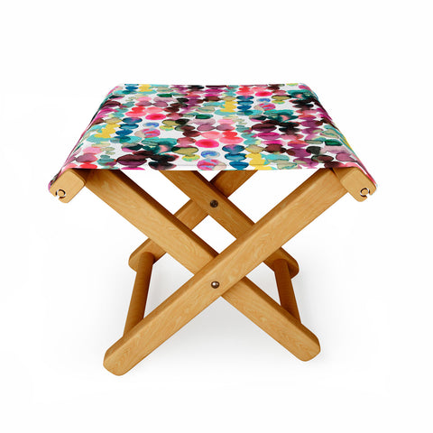 Ninola Design Ink bleeding dots Folding Stool