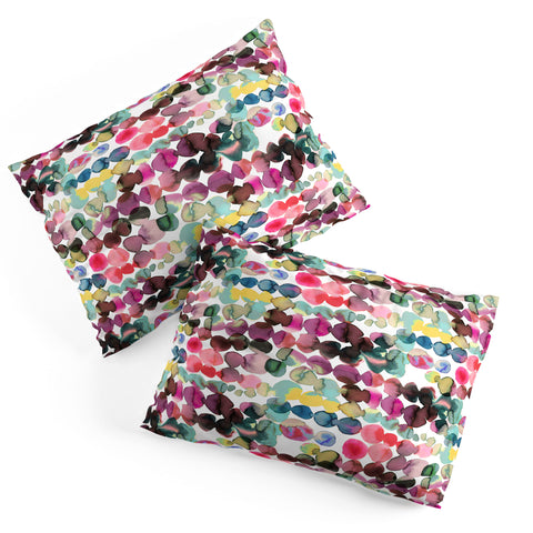 Ninola Design Ink bleeding dots Pillow Shams