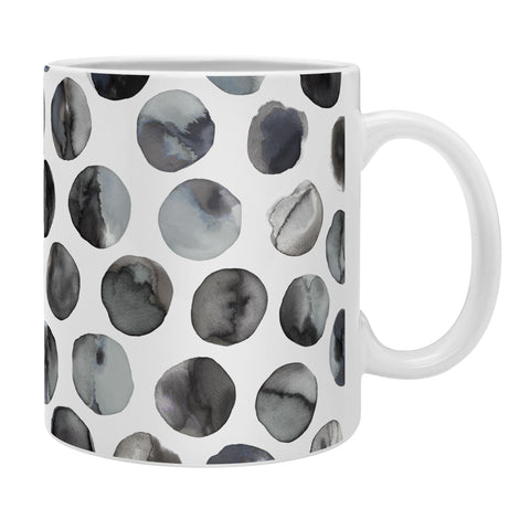 Ninola Design Ink dots Black Coffee Mug