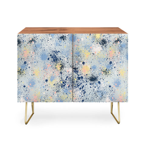 Ninola Design Ink dust texture soft blue Credenza