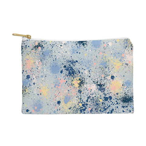 Ninola Design Ink dust texture soft blue Pouch