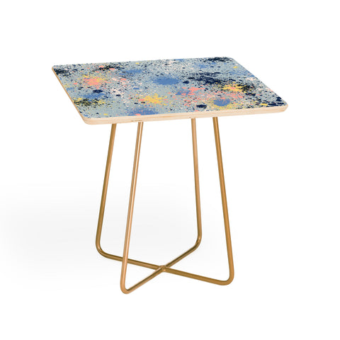 Ninola Design Ink dust texture soft blue Side Table