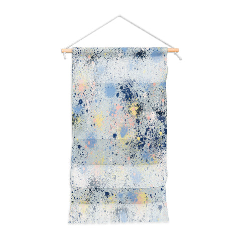 Ninola Design Ink dust texture soft blue Wall Hanging Portrait