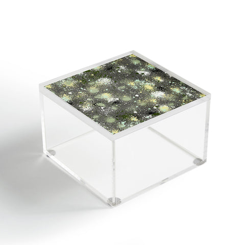 Ninola Design Ink Splatter Dark Night Acrylic Box