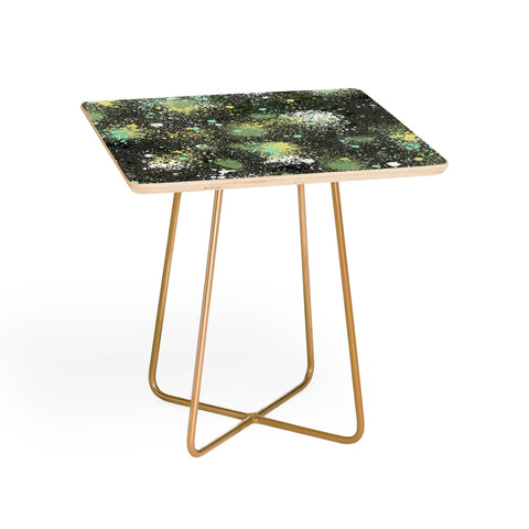 Ninola Design Ink Splatter Dark Night Side Table