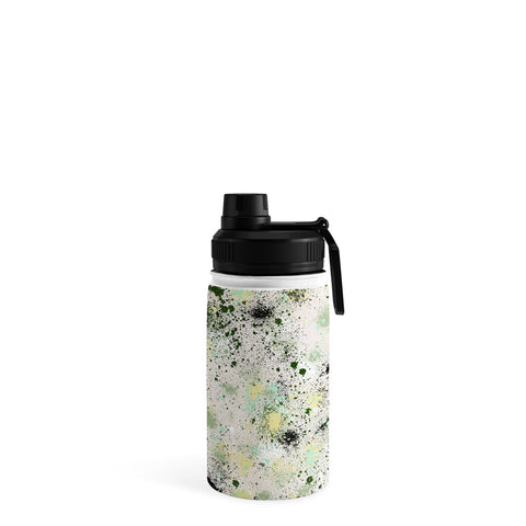 Ninola Design Ink Splatter Lime Banana Water Bottle