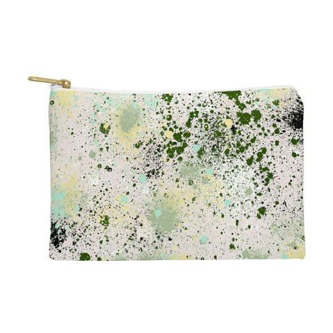 Ninola Design Ink Splatter Lime Banana Pouch