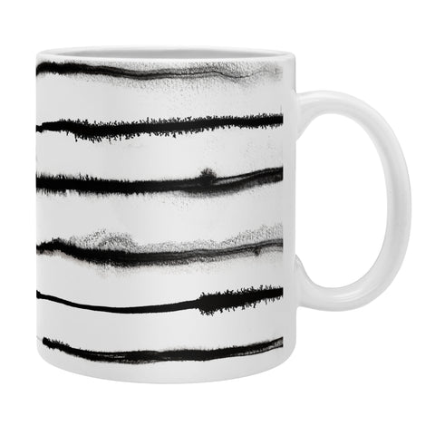 Ninola Design Ink stripes White Coffee Mug