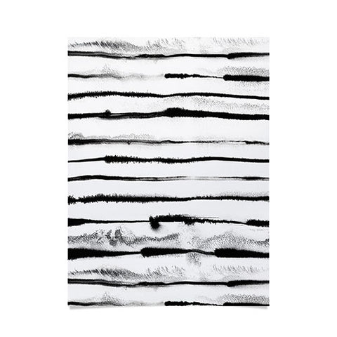 Ninola Design Ink stripes White Poster
