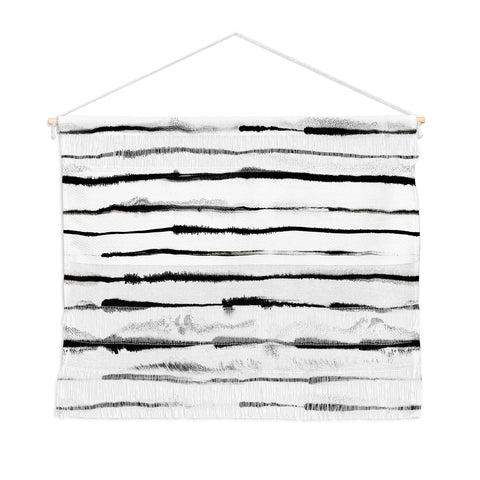 Ninola Design Ink stripes White Wall Hanging Landscape