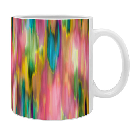 Ninola Design Iridiscent lines floral pink Coffee Mug