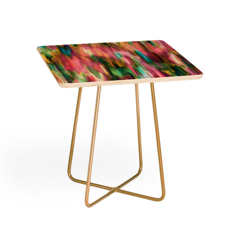 Ninola Design Iridiscent lines floral pink Side Table