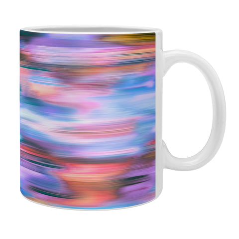 Ninola Design Iridiscent lines mauve sunset Coffee Mug