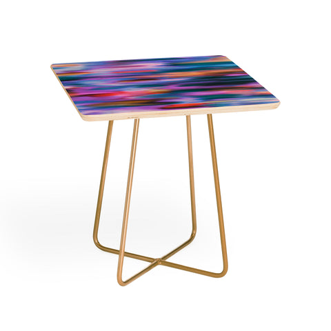 Ninola Design Iridiscent lines mauve sunset Side Table