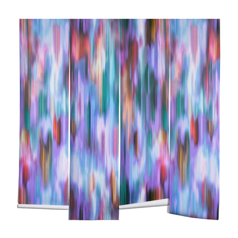 Ninola Design Iridiscent lines mauve sunset Wall Mural