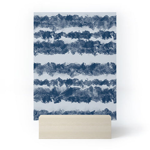 Ninola Design Japan Watercolor Cloud Stripes Mini Art Print