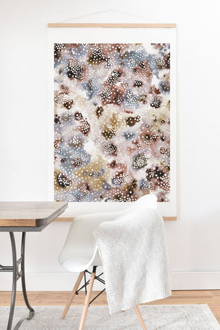 Ninola Design Japandi Experimental Texture Art Print And Hanger