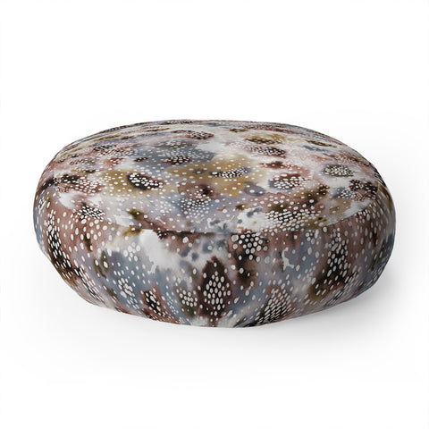 Ninola Design Japandi Experimental Texture Floor Pillow Round