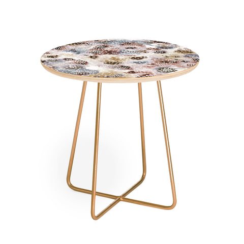 Ninola Design Japandi Experimental Texture Round Side Table