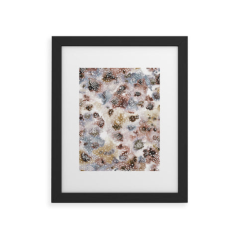 Ninola Design Japandi Experimental Texture Framed Art Print