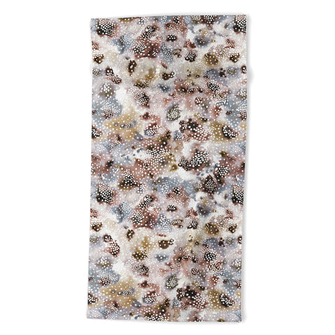 Ninola Design Japandi Experimental Texture Beach Towel
